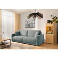 2-SITZER-SOFA in Chenille Grau  - Schwarz/Grau, KONVENTIONELL, Kunststoff/Textil (233/90/110cm) - Carryhome