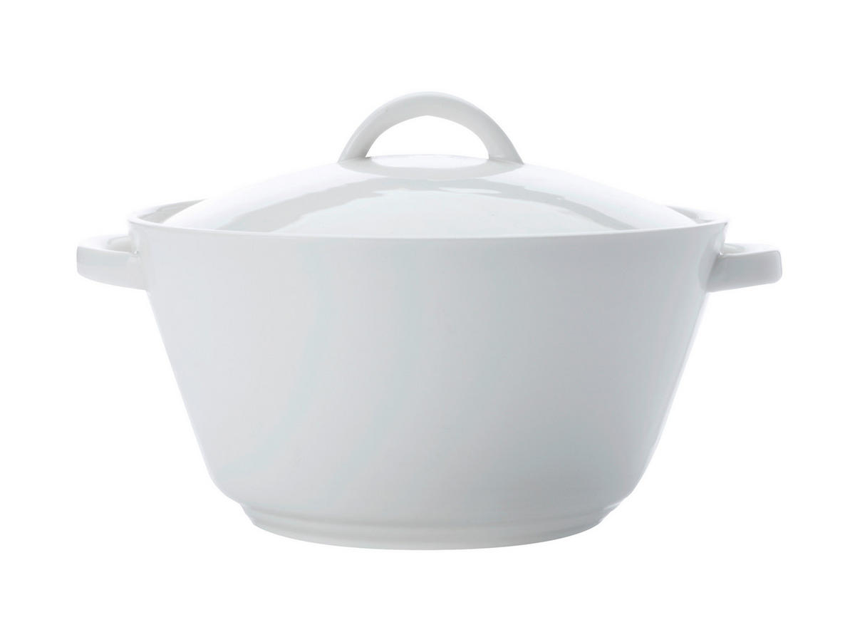 HRNIEC NA PEČENIE porcelán keramika  - biela, Basics, keramika (2.7l) - Maxwell & Williams