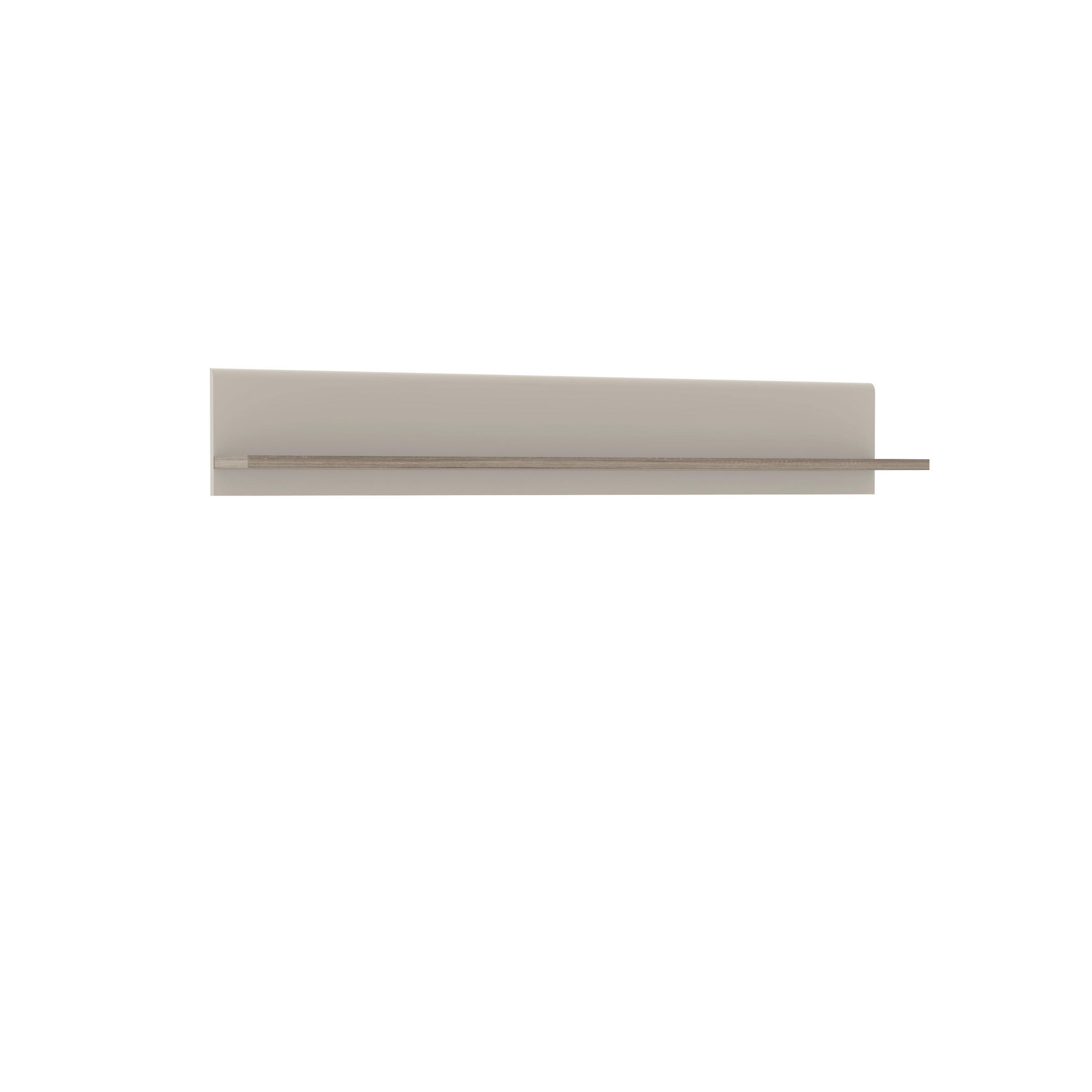 ETAJERĂ DE PERETE 143,8/23,5/25 cm  - bej/culoare lemn stejar, Basics, material pe bază de lemn (143,8/23,5/25cm) - Hom`in