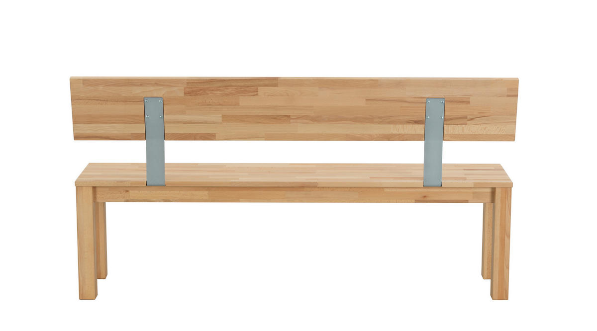 SITZBANK 180/84/40 cm Kernbuche Kernbuche massiv  - Kernbuche, Natur, Holz (180/84/40cm) - Livetastic