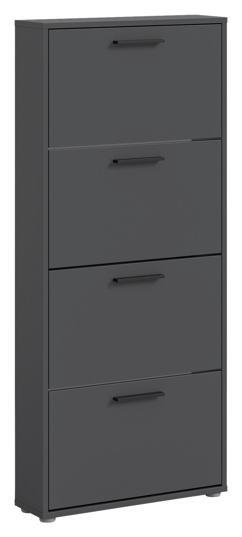 ORMARIĆ ZA OBUĆU antracit drvni materijal - siva/crna, Design, drvni materijal/plastika (59/136cm) - Carryhome