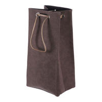 KÔŠ NA BIELIZEŇ, hnedá - hnedá, Konventionell, textil (35/68/27cm)