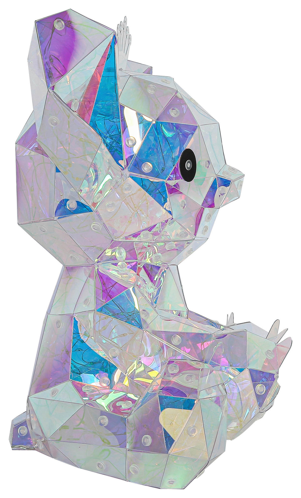 TISCHLEUCHTE - Transparent/Perlmutt, Trend, Kunststoff (21/27/30cm) - Novel