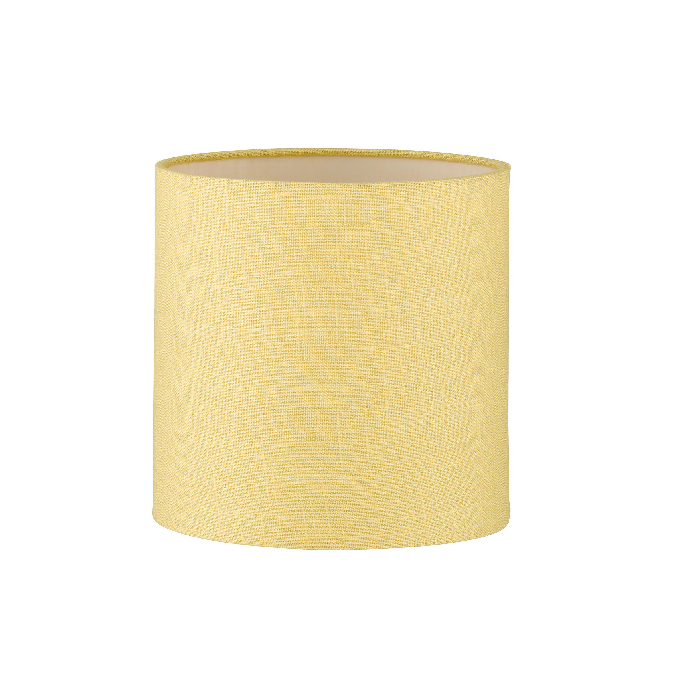 LAMPSKÄRM Modular M 18/18 cm   - vit/gul, Basics, textil (18/18cm) - Fischer & Honsel