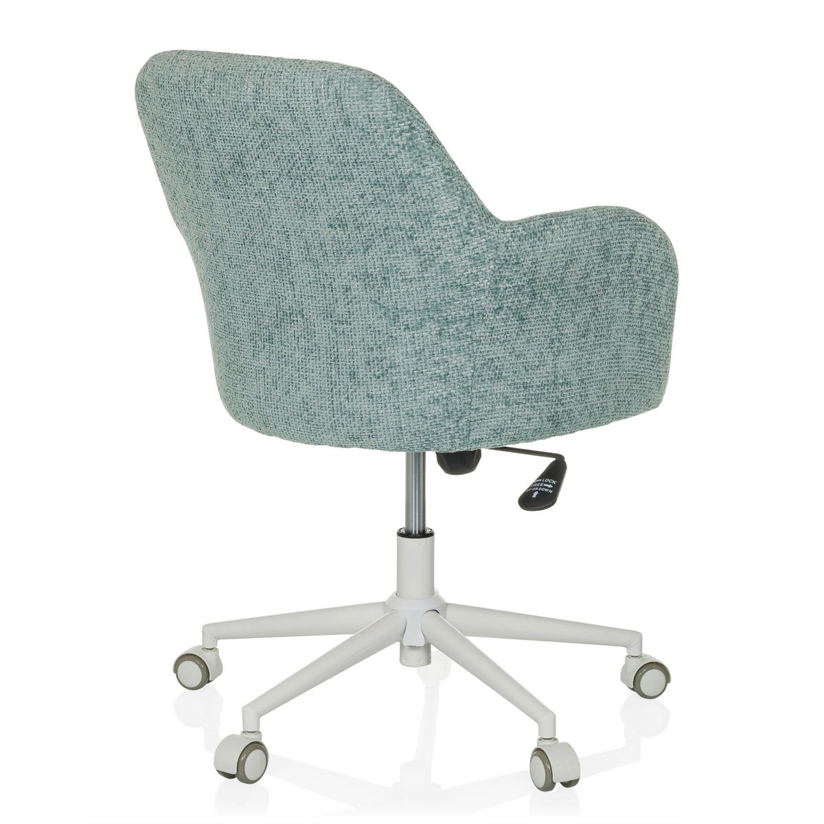 DREHSTUHL Mintgrau  - Mintgrau/Weiß, MODERN, Textil/Metall (58/78/60cm) - MID.YOU