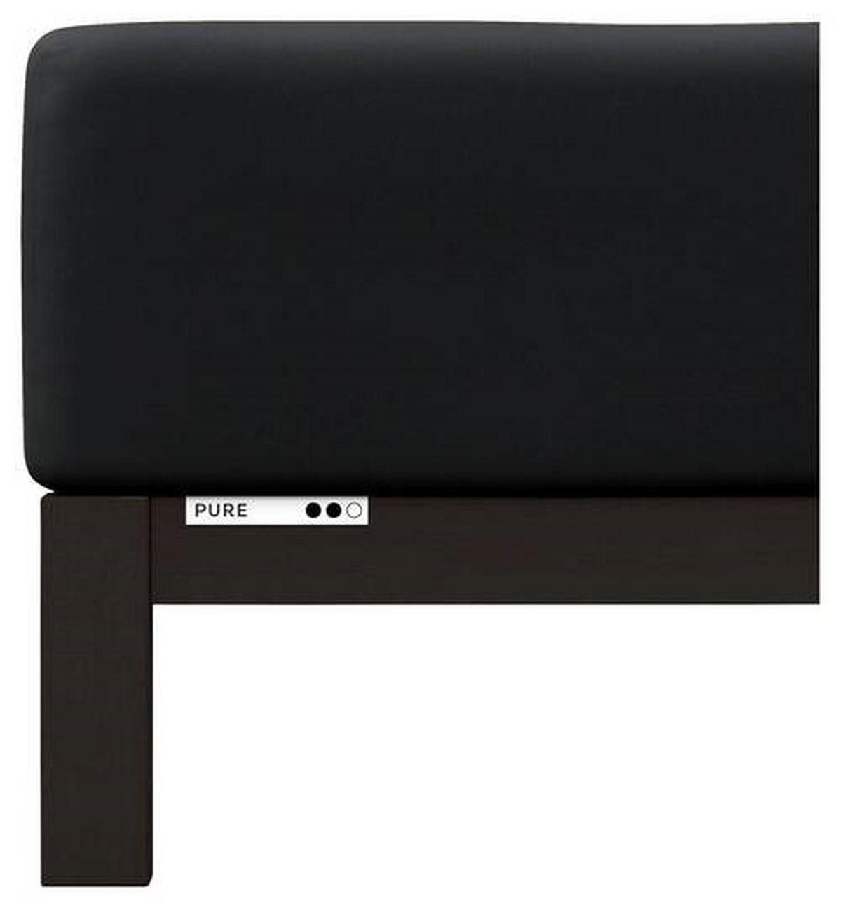 BOXSPRING-SPANNLEINTUCH 140-160/200-220 cm Jersey  - Schwarz, Basics, Textil (140-160/200-220cm) - Schlafgut