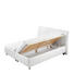 POLSTERBETT Lederlook 180/200 cm - Alufarben/Weiß, Design, Holz/Textil (180/200cm) - Carryhome