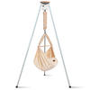 FEDERWIEGE Set inkl. Tipi-Gestell und Motor  Beige, Weiß  - Beige/Weiß, Basics, Kunststoff/Textil (135/194/135cm) - SCHMUSEWOLKE