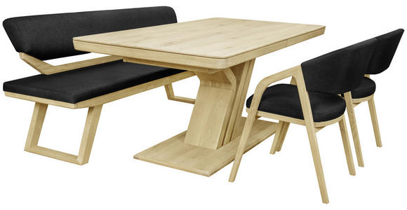ESSTISCH in Holz 200-290/95/77 cm - Eichefarben, Natur, Holz (200-290/95/77cm) - Linea Natura