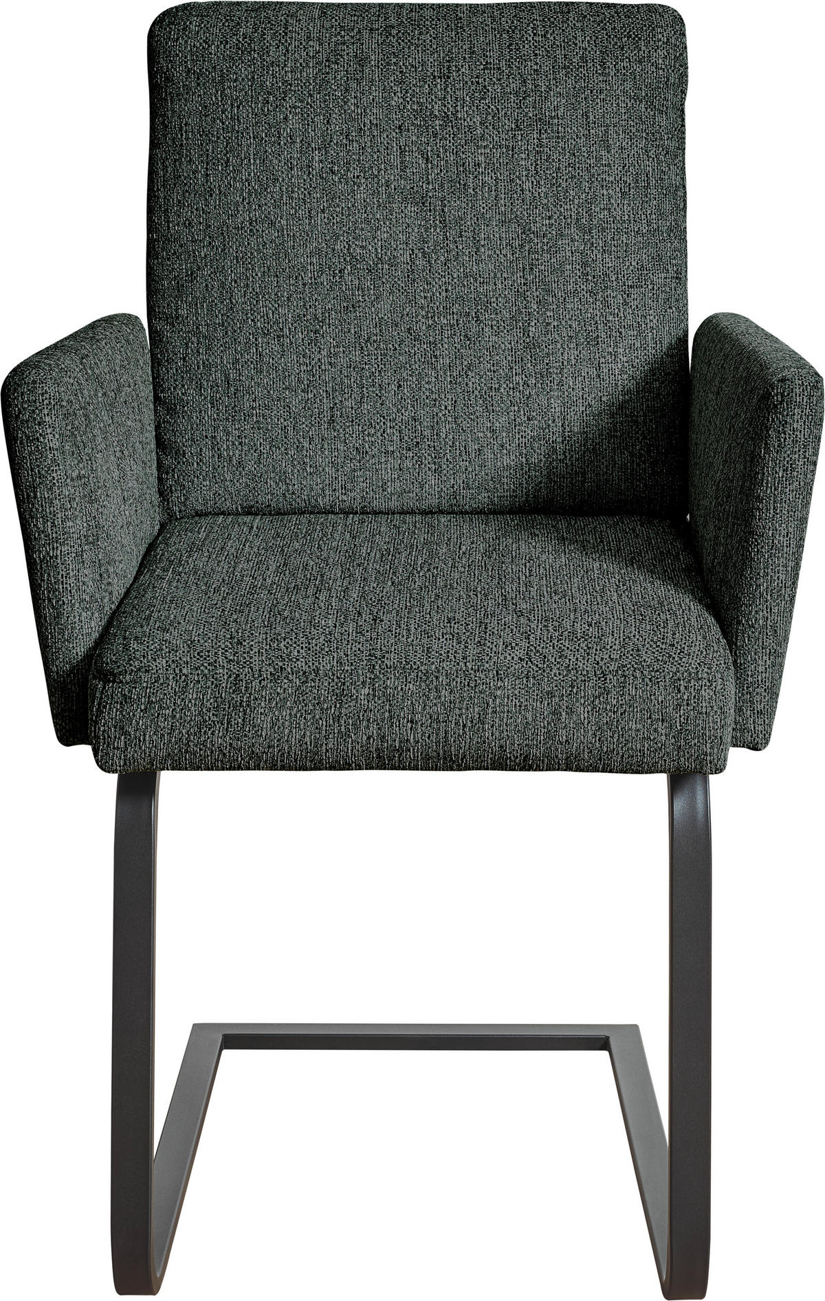 ARMLEHNSTUHL  in Stahl Flachgewebe  - Türkis/Schwarz, Design, Textil/Metall (60/92/60cm) - Dieter Knoll