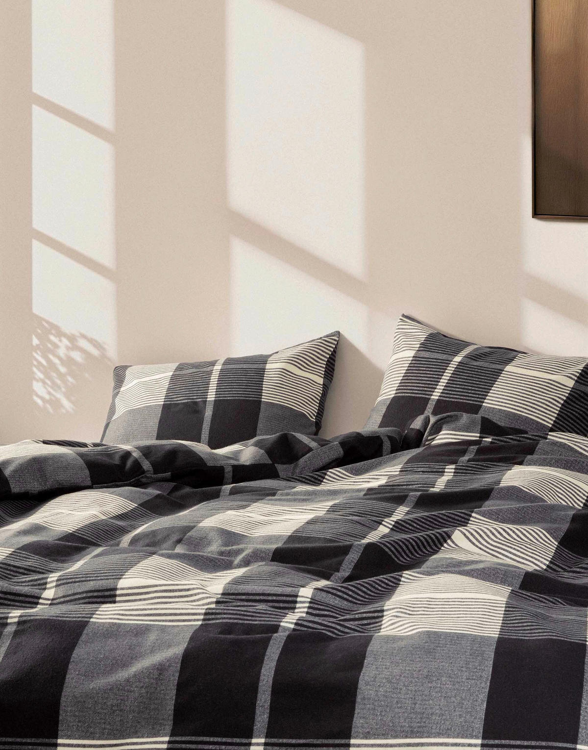 BETTWÄSCHE Alvar Flanell 200/200 cm  - Schwarz, KONVENTIONELL, Textil (200/200cm) - Marc O'Polo