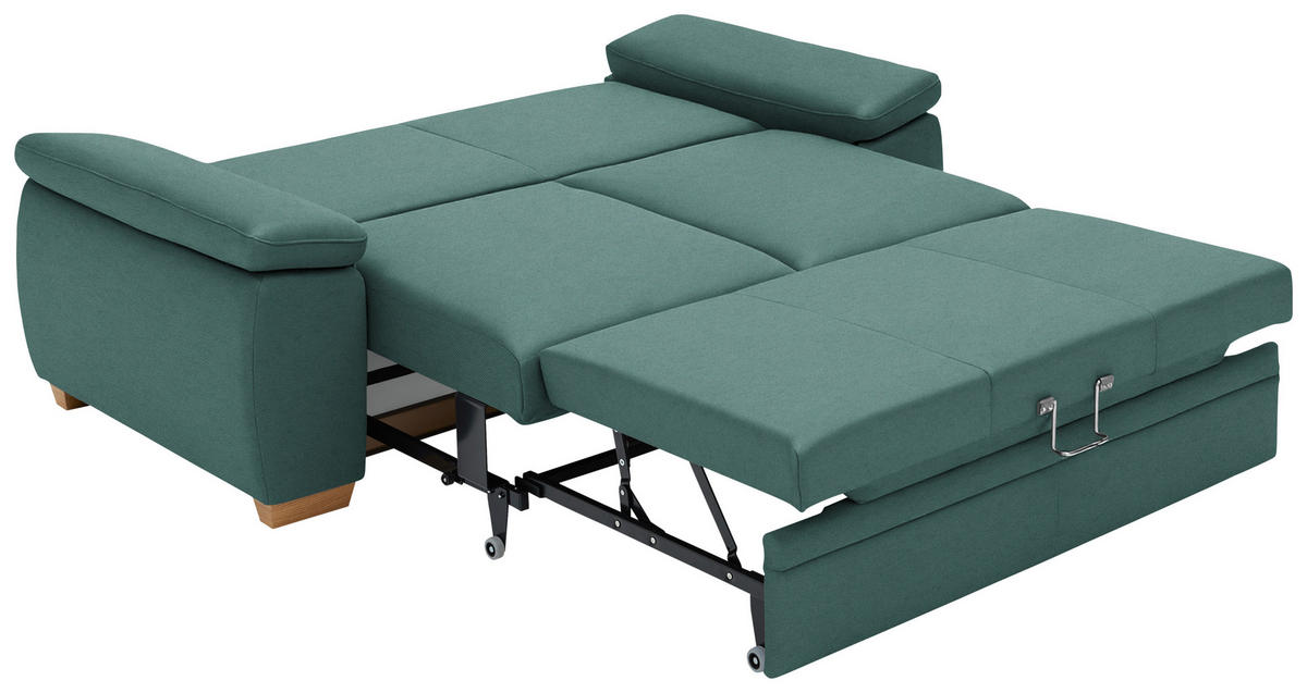 SCHLAFSOFA  in Chenille Opal  - Opal, KONVENTIONELL, Holz/Textil (166/90/100cm) - Beldomo Style