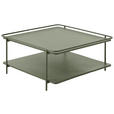 COUCHTISCH 75/75/34,3 cm quadratisch Olivgrün  - Olivgrün, Basics, Metall (75/75/34,3cm) - Xora