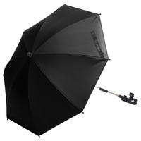 KINDERWAGENSONNENSCHIRM  - Schwarz/Grau, Basics, Kunststoff/Metall (75cm) - Jimmylee