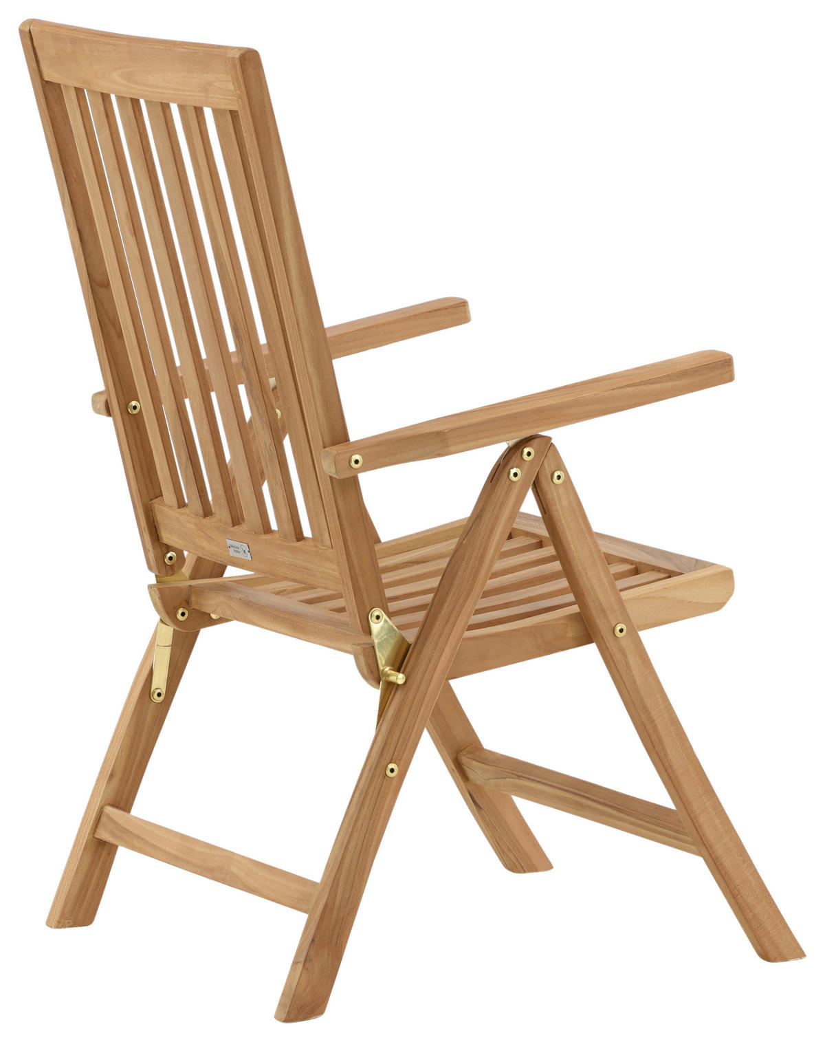 KLAPPSTUHL in Holz Teakfarben  - Teakfarben, KONVENTIONELL, Holz (62/105/73cm) - Gardenson