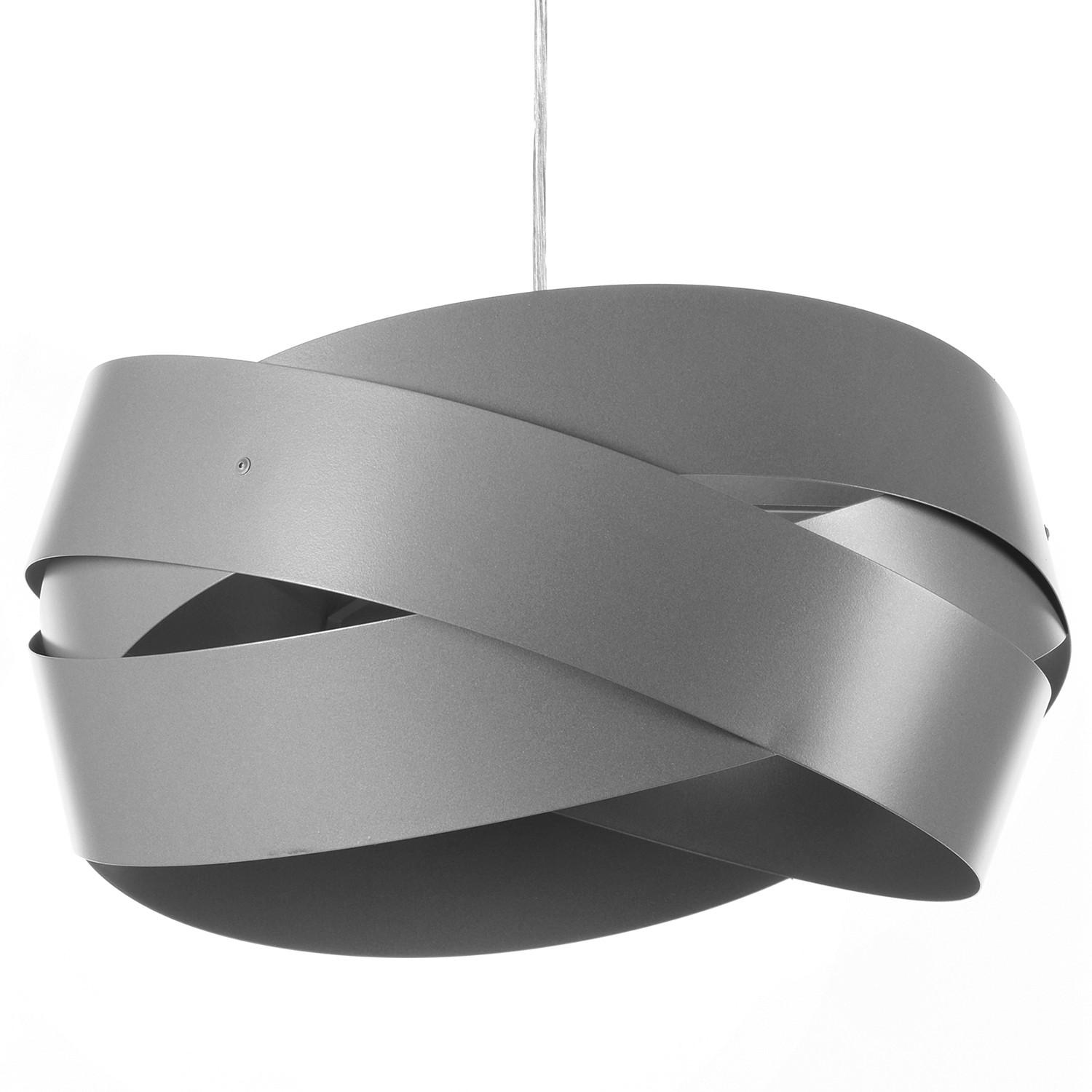 HÄNGELEUCHTE 40/90 cm   - Grau, Design, Metall (40/90cm)