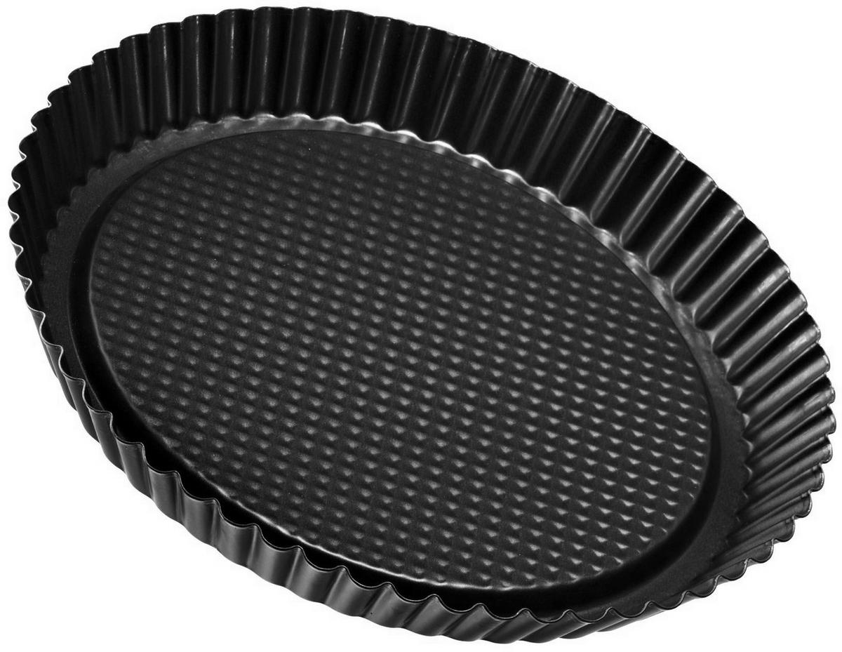 FORMA NA OVOCNÝ KOLÁČ  28/28/3,5 cm - čierna, Basics, kov (28/28/3,5cm) - Zenker