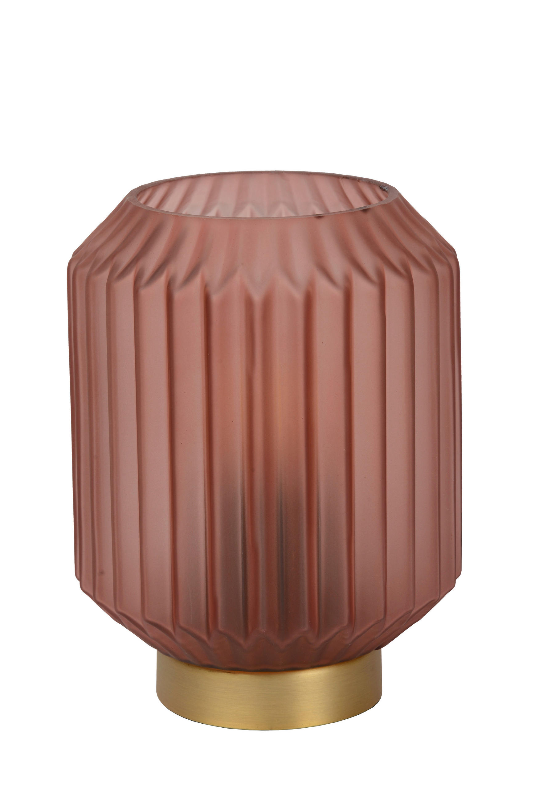 LED SVJETILJKA STOLNA SUENO  - pink/boje mjeda, Basics, staklo/metal (13/13/17cm)