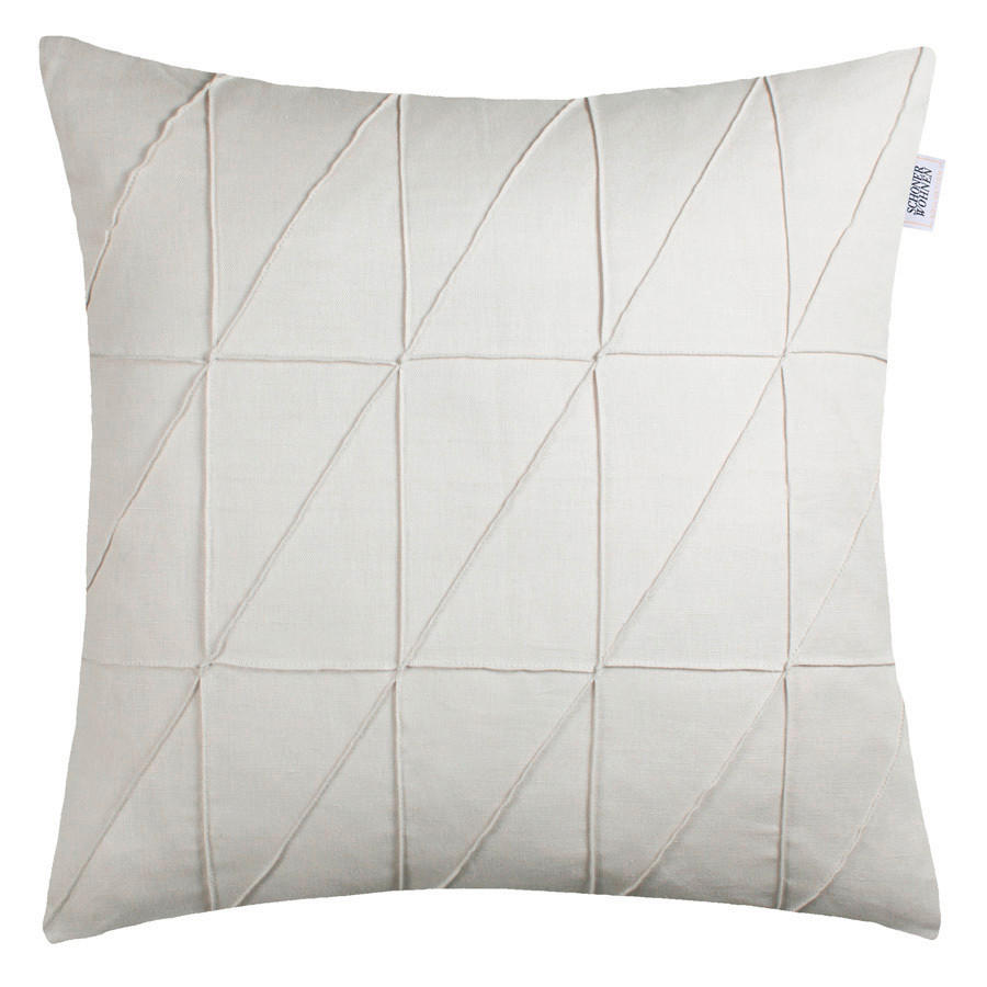 KISSENBEZUG SW-Across 45/45 cm  - Sandfarben/Hellgrau, Basics, Textil (45/45cm) - Schöner Wohnen
