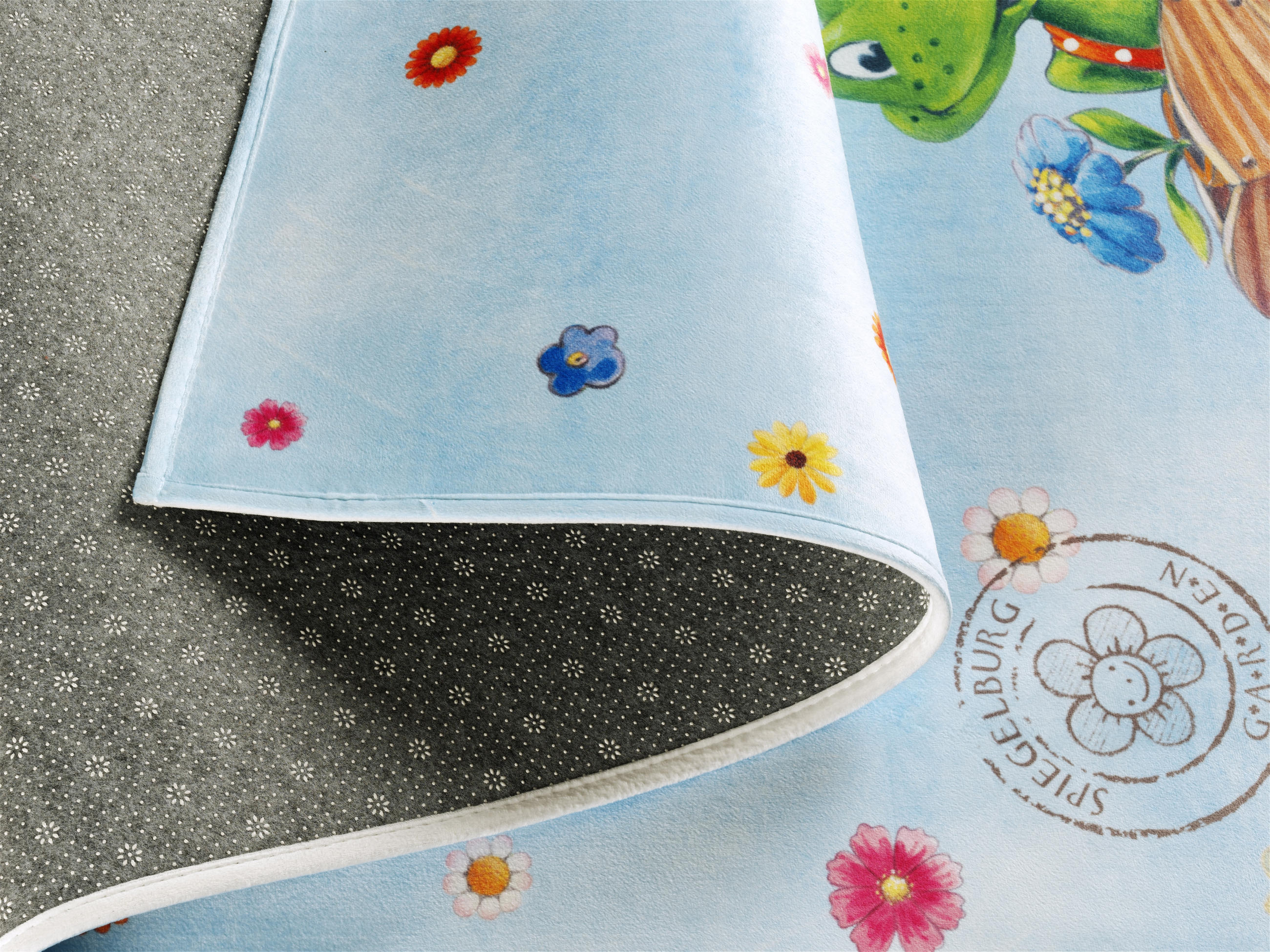 KINDERTEPPICH 80/150 cm  - Blau/Grün, Trend, Kunststoff/Textil (80/150cm)