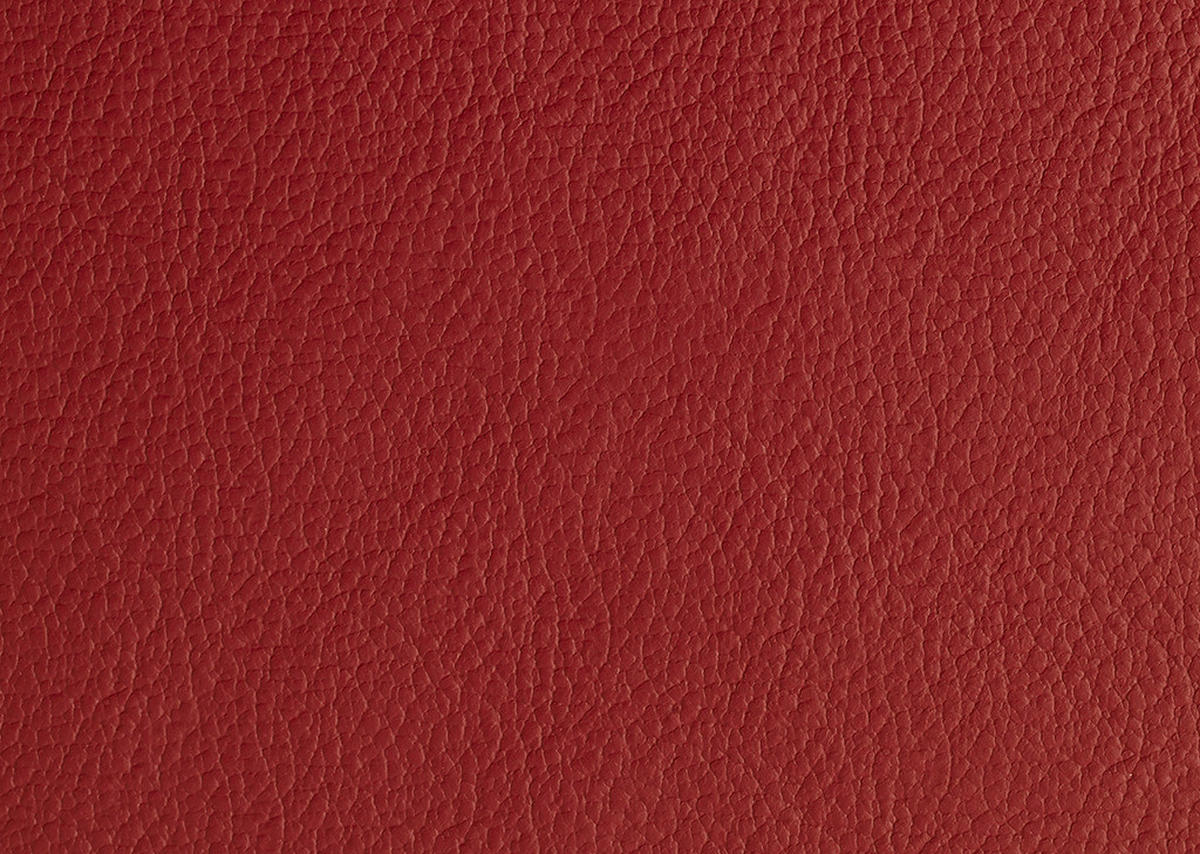 SCHLAFSOFA in Echtleder Rot  - Rot/Schwarz, Design, Leder/Metall (209/94/94cm) - Novel