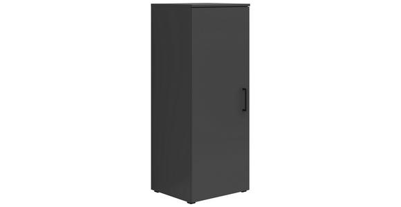 KOMMODE , 45/115/40 cm,  - Anthrazit/Schwarz, MODERN, Holzwerkstoff/Kunststoff (45/115/40cm) - Carryhome