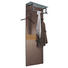 GARDEROBENPANEEL Eiche furniert Dunkelgrau, Eichefarben - Dunkelgrau/Eichefarben, Design, Glas/Holz (62/193/30cm) - Cassando GARDEROBENPANEEL Eiche furniert Dunkelgrau, Eichefarben - Dunkelgrau/Eichefarben, Design, Glas/Holz (62/193/30cm) - Cassando