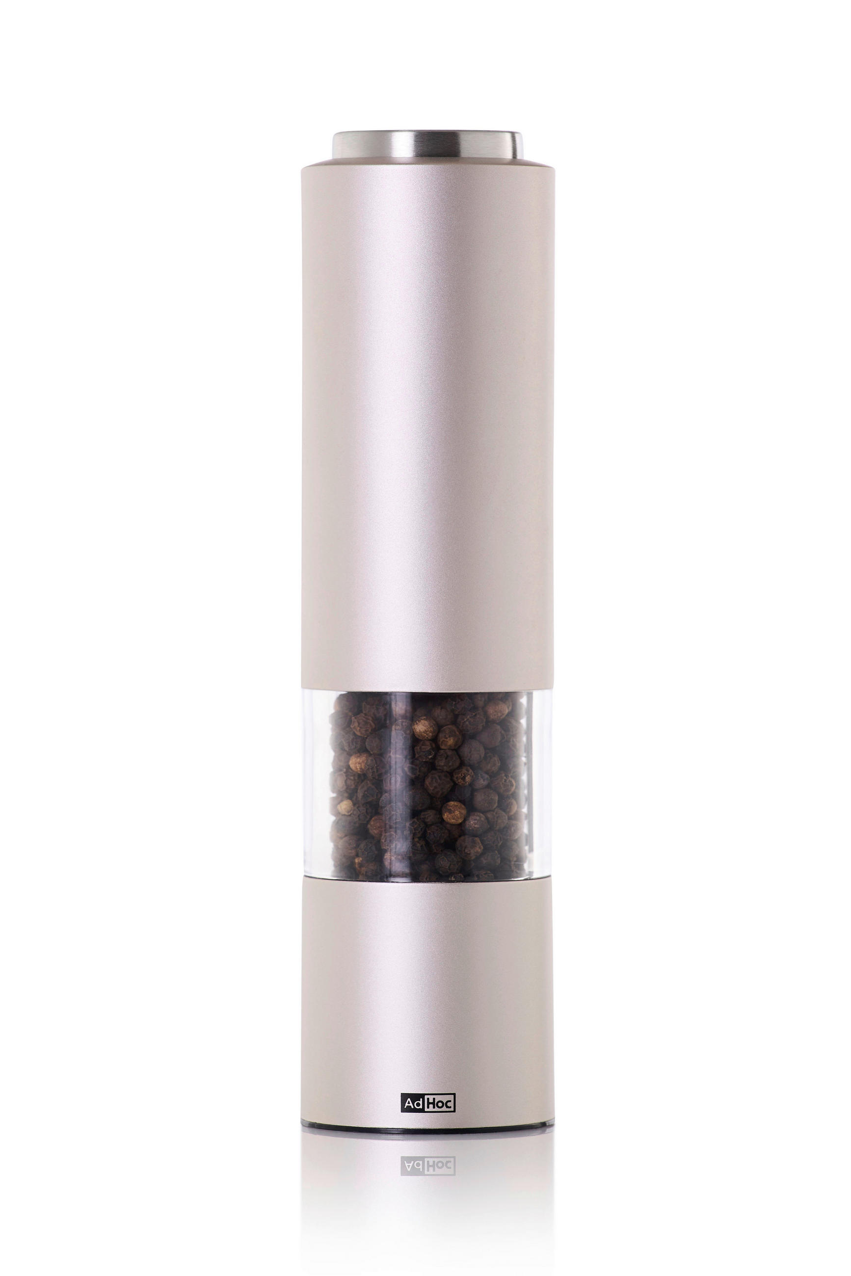 SALZ- ODER PFEFFERMÜHLE EMILL  - Hellgrau, Design, Keramik/Kunststoff (5/21,5cm) - AdHoc