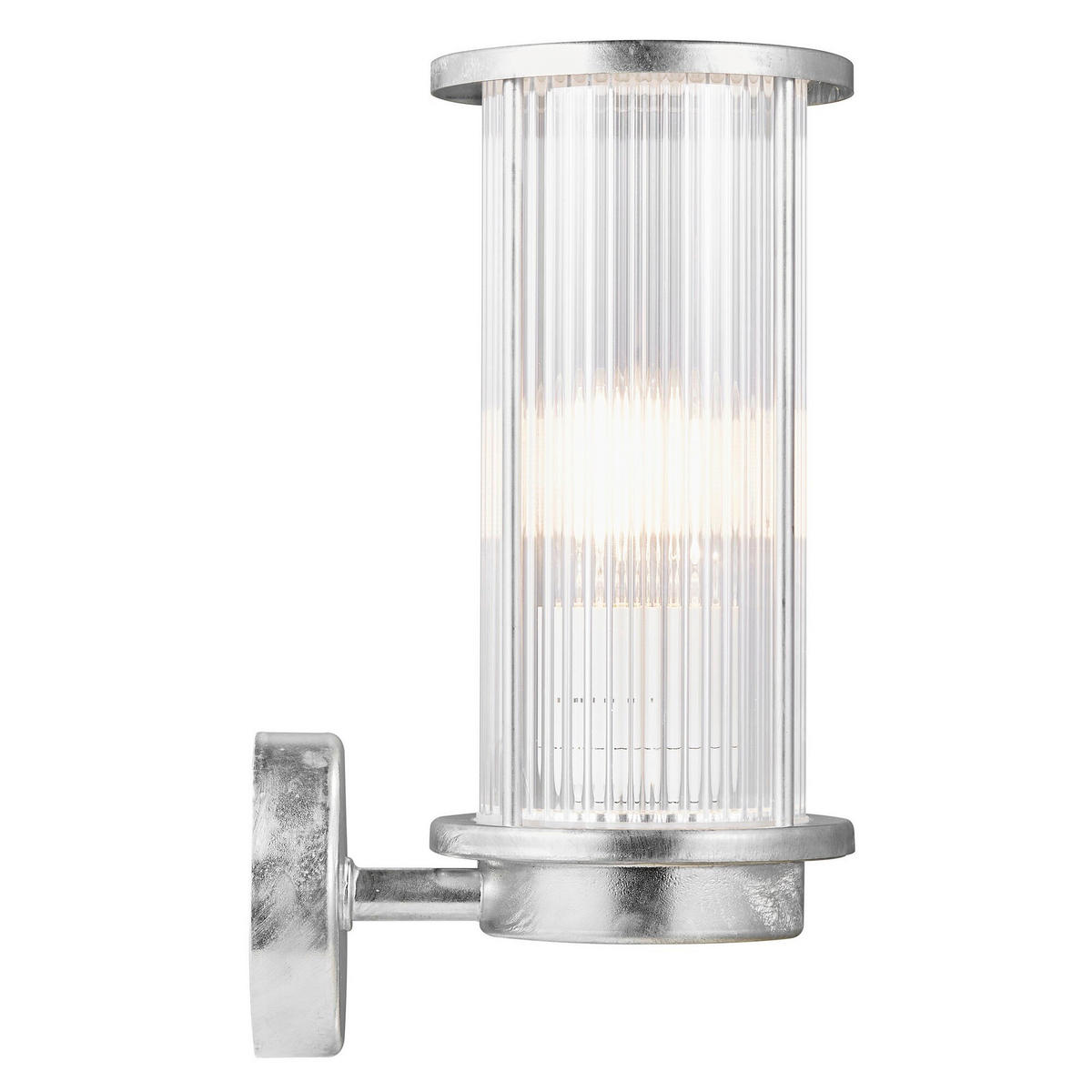 AUßENWANDLEUCHTE 13/17,6/29,8 cm   - Zinkfarben, LIFESTYLE, Metall (13/17,6/29,8cm) - Nordlux
