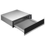 WÄRMESCHUBLADE DKWADR  - Edelstahlfarben/Schwarz, Basics, Glas/Metall (59,4/14/53,5cm) - Dieter Knoll