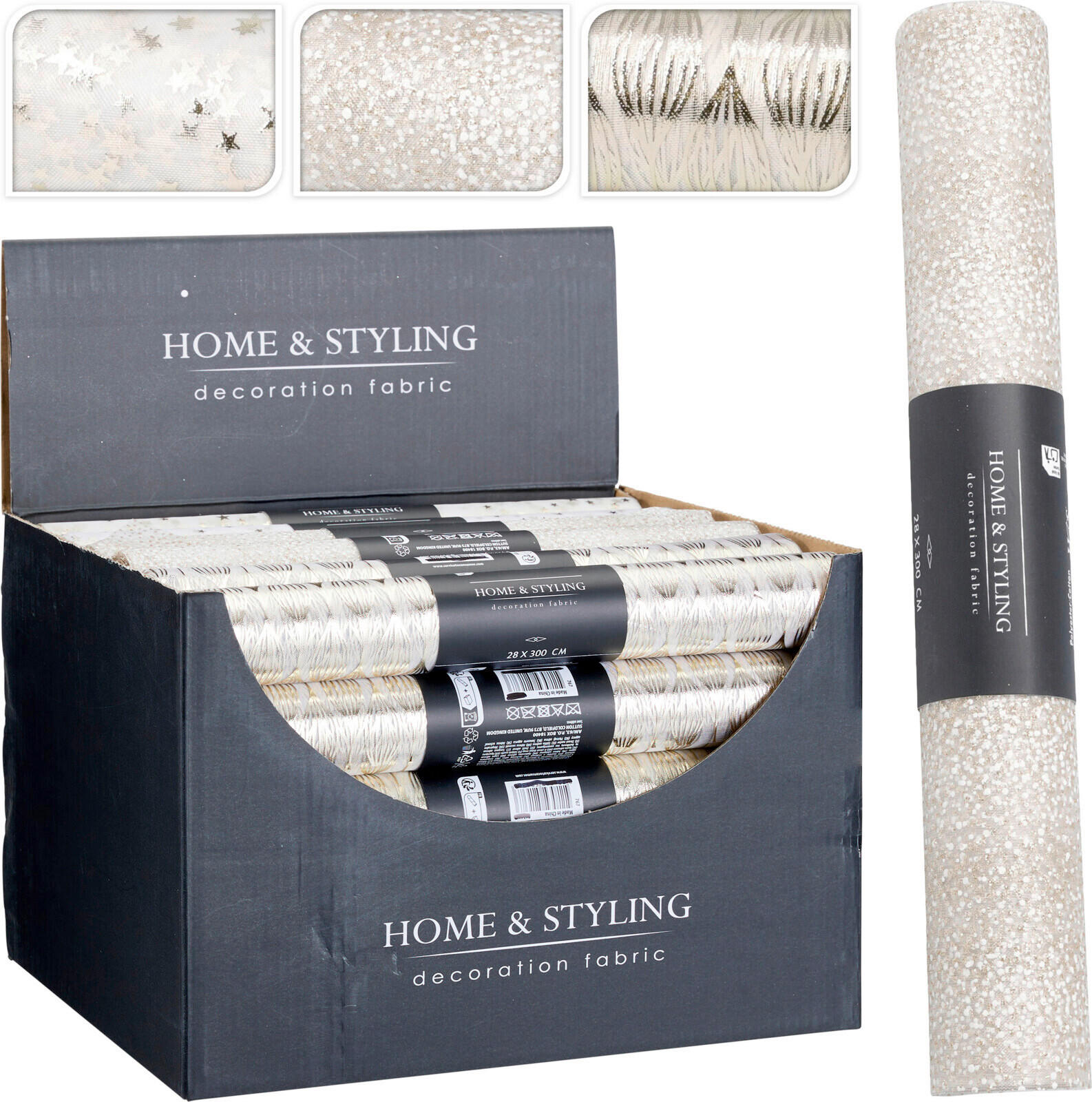 Dekoranyag fm - Pezsgő, textil (300cm)