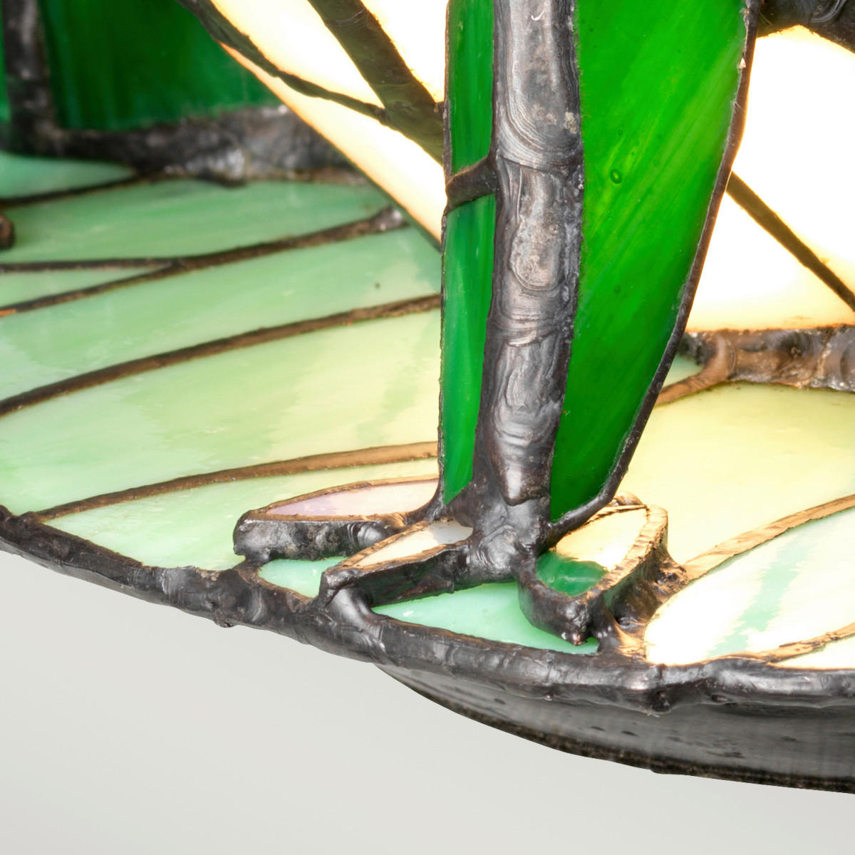 BORDSLAMPA Frog 22/22,8/13,2 cm   - bronsfärgad, Klassisk, metall/glas (22/22,8/13,2cm) - Elstead Lighting