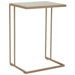 COUCHTISCH 47/38/68 cm Creme, Beige  - Hellbraun/Beige, Design, Stein/Metall (47/38/68cm) - Johann Jakob