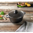 KOCHTOPF Turin 3,3 L  - Klar/Edelstahlfarben, KONVENTIONELL, Glas/Kunststoff (24/11,5cm) - Homeware Profession.