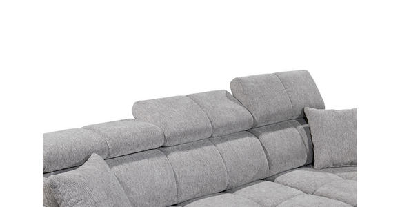 ECKSOFA Taupe Chenille  - Taupe/Schwarz, KONVENTIONELL, Kunststoff/Textil (172/268cm) - Carryhome