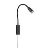 WANDLEUCHTE 35/4/61 cm   - Schwarz, Basics, Metall (35/4/61cm) - Fischer & Honsel