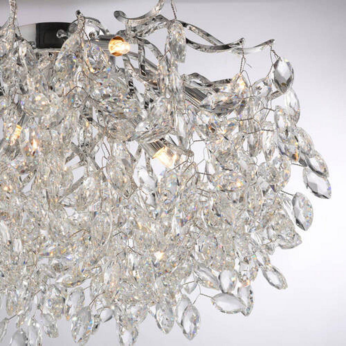 SVJETILJKA STROPNA Ricicle  - boje kroma, Design, metal/plastika (60/60/37cm)