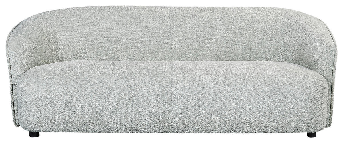 3-SITZER-SOFA Bouclé Mintgrün  - Schwarz/Mintgrün, MODERN, Kunststoff/Textil (197/69/92cm) - MID.YOU