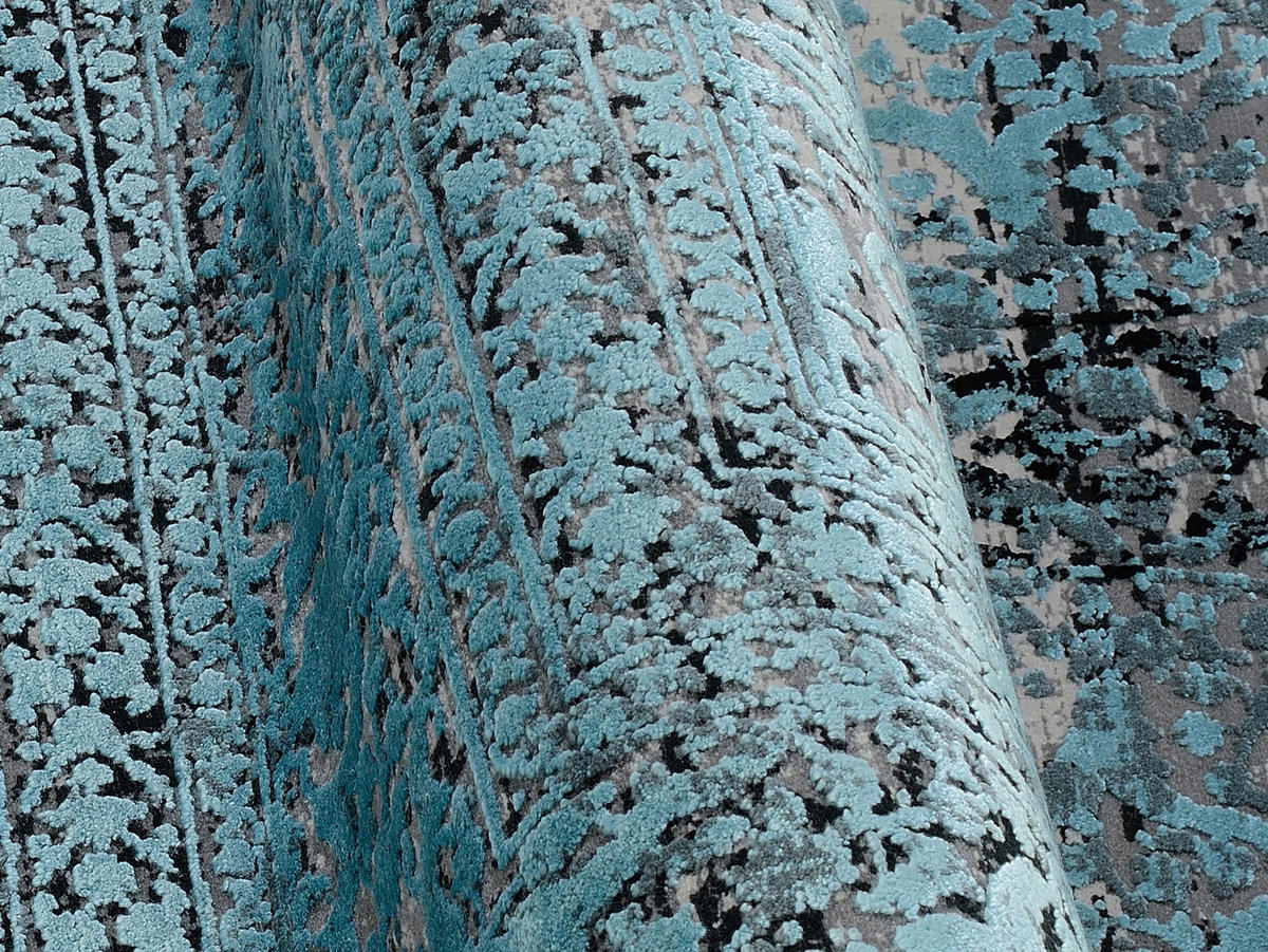 VINTAGE-TEPPICH 140/200 cm Blau  - Blau, Design, Textil (140/200cm) - Dieter Knoll