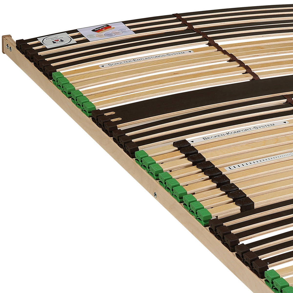 LATTENROST 80/200 cm  - Naturfarben/Braun, Basics, Holz/Kunststoff (80/200cm) - Bio:Vio