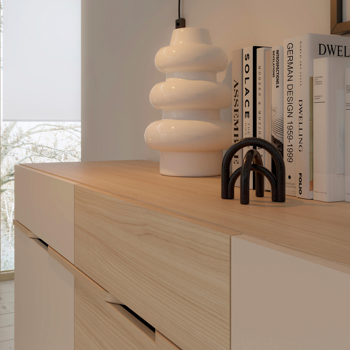 SIDEBOARD Eichefarben, Sandfarben  174,6/88,4/41 cm  - Sandfarben/Eichefarben, Natur, Holzwerkstoff (174,6/88,4/41cm) - Ti'me