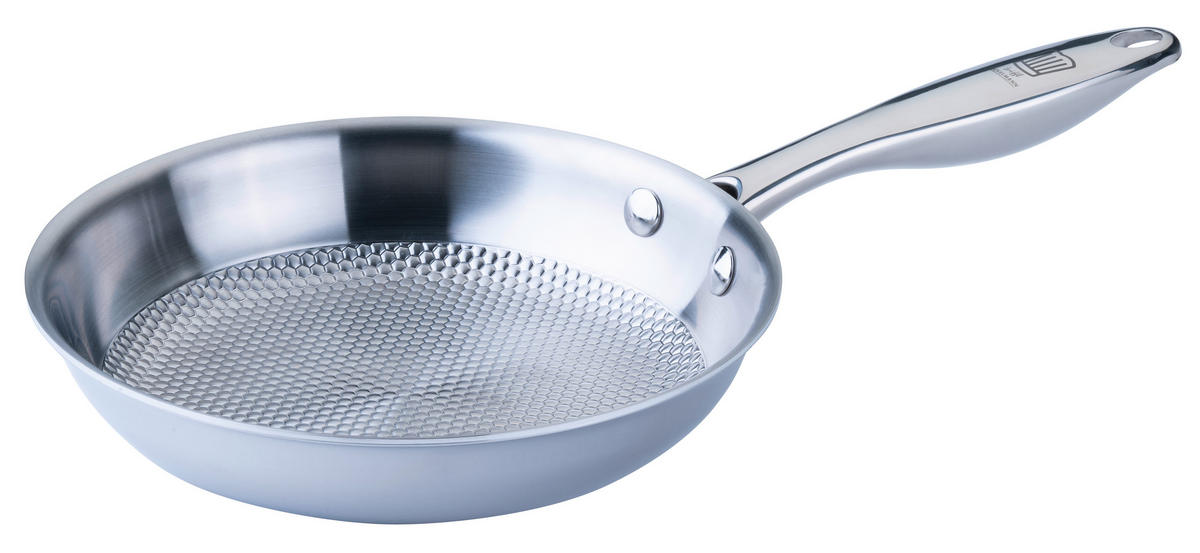 PFANNE Chefkoch 20 cm  - Silberfarben, Basics, Metall (20cm) - Chefkoch+Fackelmann