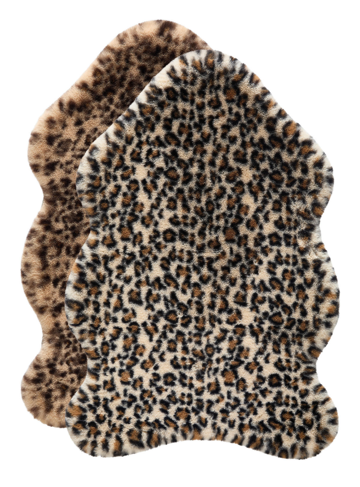 UMĚLÁ KOŽEŠINA, 60/90 cm, béžová - béžová, Trend, textil/kůže (60/90cm) - Novel