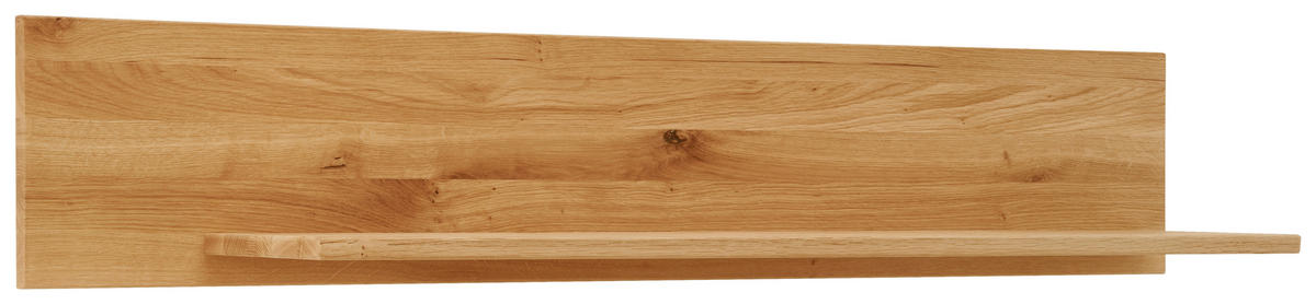 WANDBOARD Asteiche massiv Eichefarben  - Eichefarben, Design, Holz (130/22,5/26cm) - Linea Natura