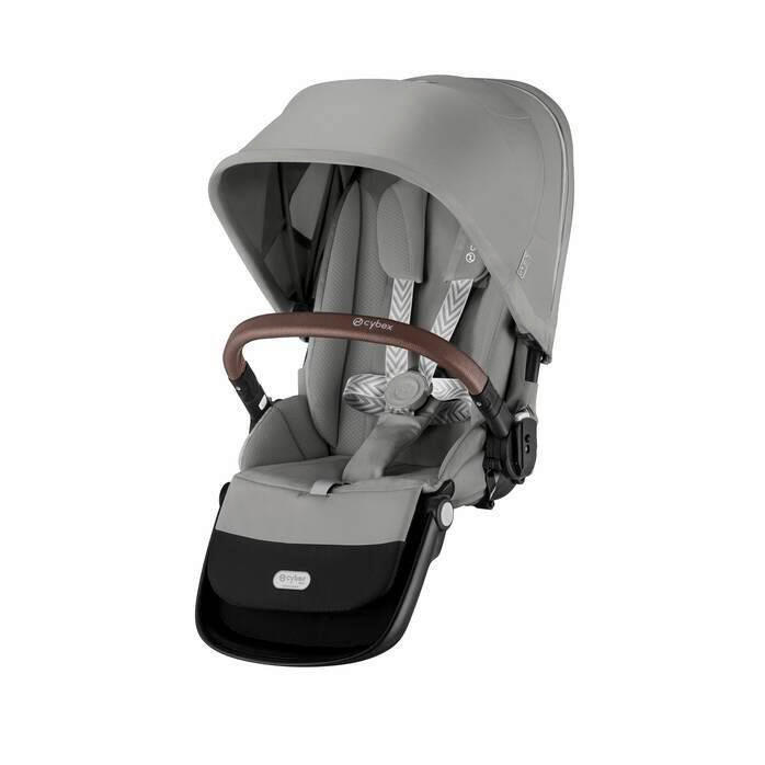 SPORTWAGENAUFSATZ Gazelle S  - Grau, Basics, Textil (43/21/54cm) - cybex GOLD