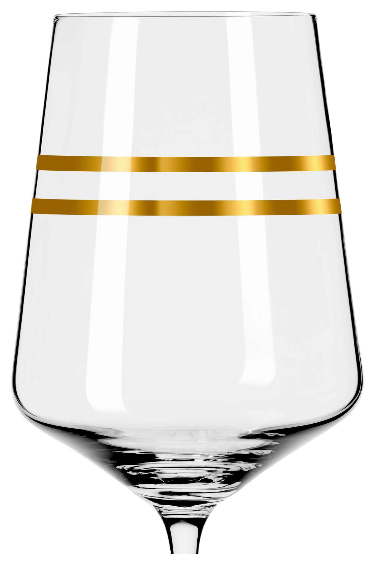 ROTWEINGLAS Celebration Deluxe 540 ml 2-teilig  - Goldfarben, Trend, Glas (0,54cm) - Ritzenhoff