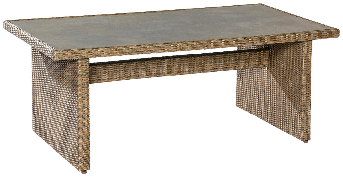 GARTENSET Aluminium  - Grau, MODERN, Kunststoff/Textil - Gardenson