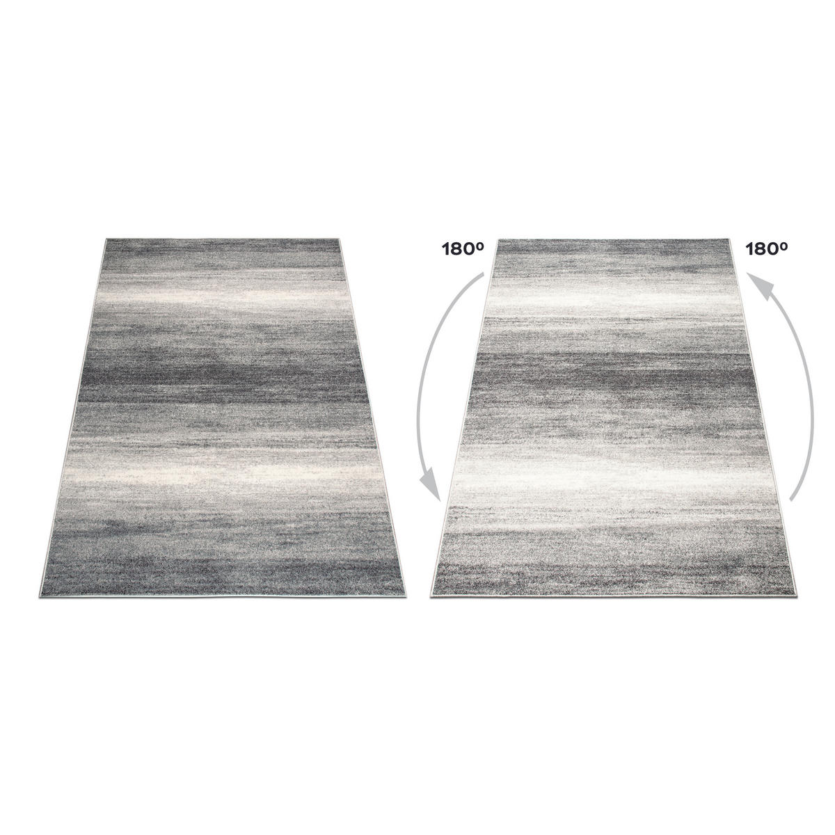 WEBTEPPICH 80/150 cm Mercur Anthrazit  - Anthrazit, Design, Kunststoff/Textil (80/150cm) - Novel