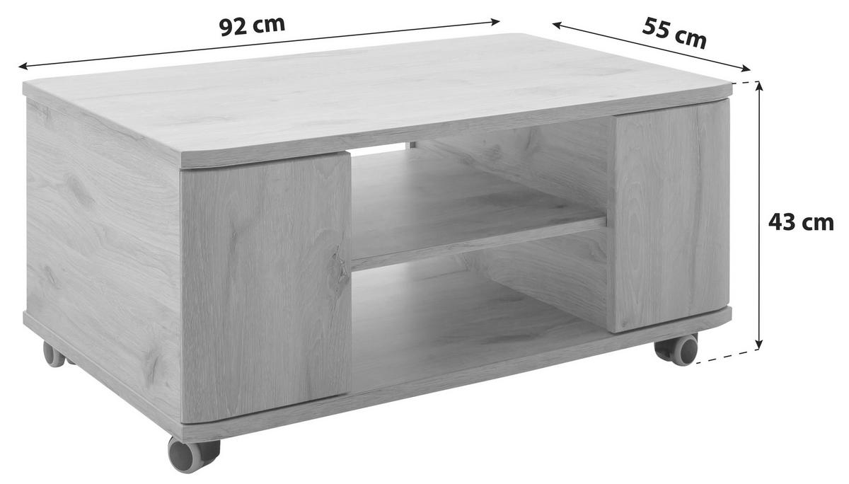 SOFFBORD - ekfärgad, Design, trämaterial (92/43/55cm) - MID.YOU
