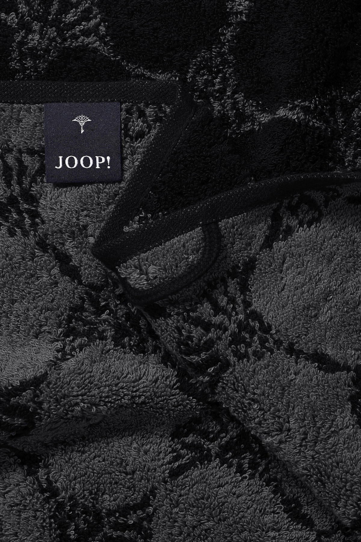 GÄSTETUCHSET CLASSIC CORNFLOWER Schwarz 3-teilig 30/50 cm  - Schwarz, Design, Textil (30/50cm) - Joop!